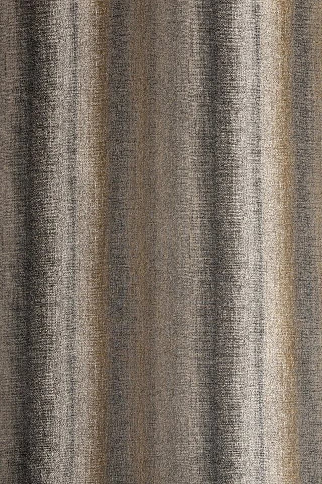 Next Gefütterte Ösenvorhänge mit Metallic-Streifen 2-teilig Schwarz/Silber - Bild 5