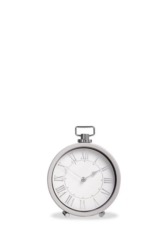 Next Tischuhr Vintage-Optik Beige Kaminuhr