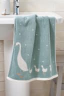 Next Handtuch mit Gans und Freunden - Baumwoll-Badetuch Bild 1