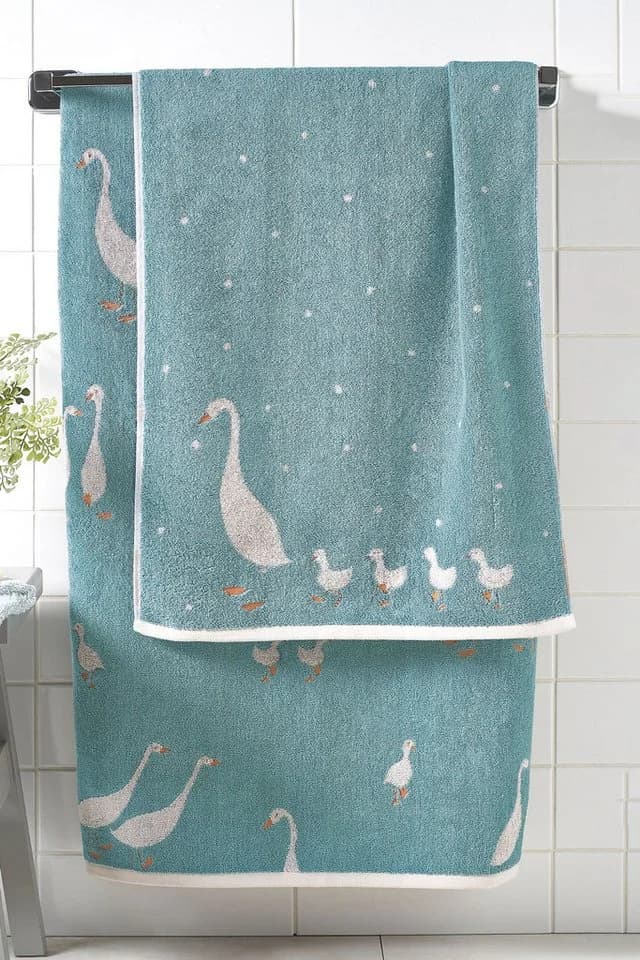 Next Handtuch mit Gans und Freunden - Baumwoll-Badetuch - Bild 5