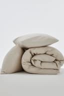 Next Bettgarnitur Poly-Baumwolle Beige Pflegeleicht Bild 4