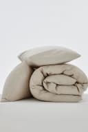 Next Bettgarnitur Poly-Baumwolle Beige Pflegeleicht Bild 5