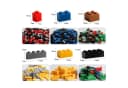 Athlix 1.000 Stück Bausteine Set Bunt Kompatibel mit LEGO ABS Bild 4