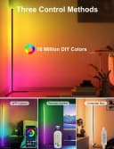 Athlix LED Stehlampe RGB 160cm Flur Lampe Farbwechsel Dimmbar Fernbedienung Bild 3