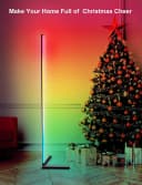 Athlix LED Stehlampe RGB 160cm Flur Lampe Farbwechsel Dimmbar Fernbedienung Bild 4