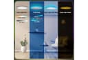 Athlix LED Deckenleuchte Flach Rund 29 cm Deckenleuchte Dimmbar, LED fest integriert, 24 W, Fernbedienung, App-Steuerung, 16 Mio. Farben Bild 1