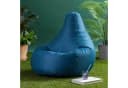 icon Sitzsack Outdoor Liege „Recliner“ Blau-Grün Wasserfest Bild 3