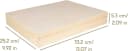 Creative Deco Holzkiste A4 mit Deckel Unlackierte Aufbewahrungsbox Bild 1