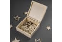 Creative Deco Holzkiste mit Deckel und Schloss Braunes Naturholz Bild 4