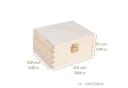 Creative Deco Holzkiste mit Schloss Schatzbox Geschenkbox Bild 2