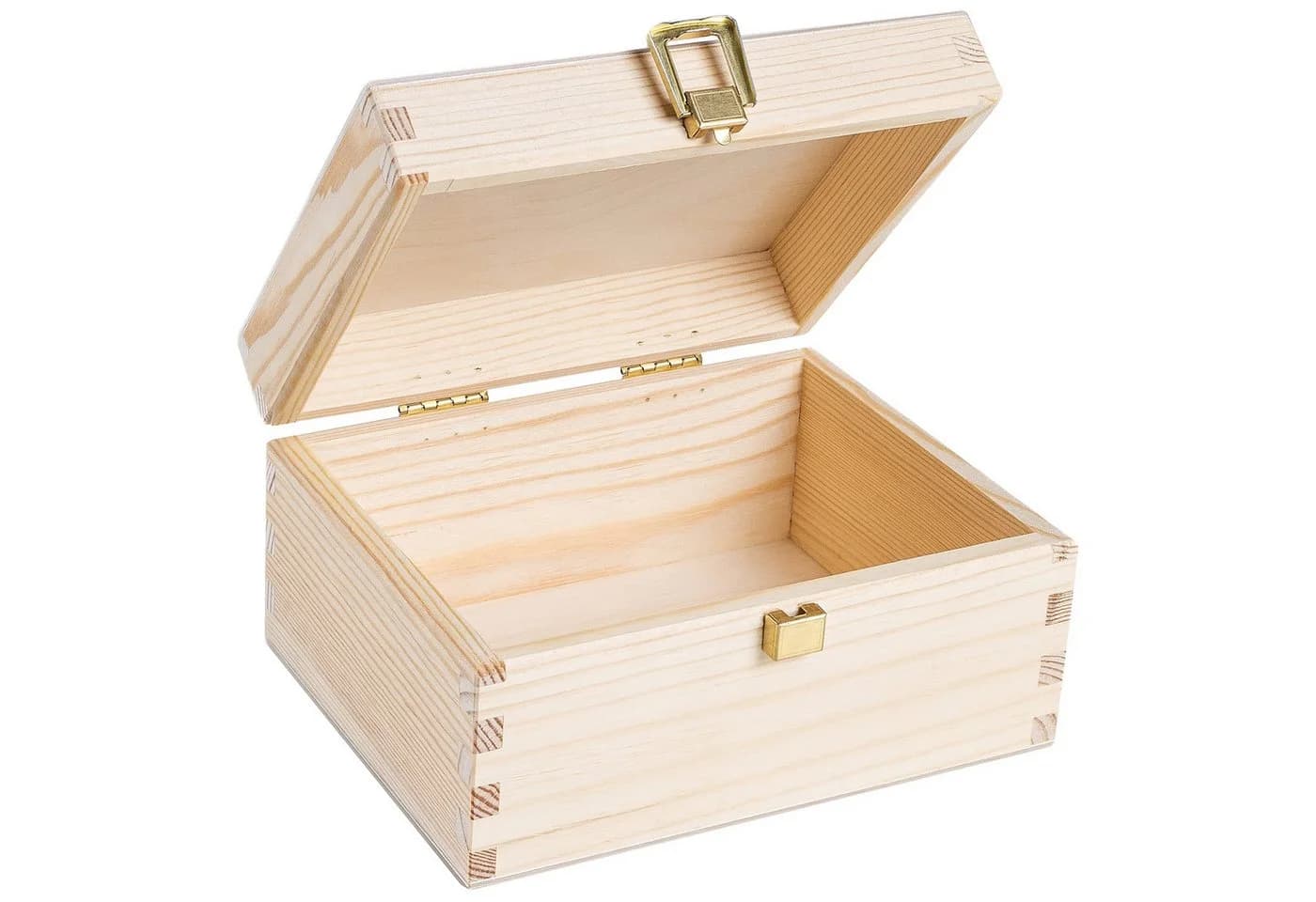 Creative Deco Holzkiste mit Schloss Schatzbox Geschenkbox - Bild 3