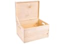 Creative Deco Holzkiste XXL mit Deckel und Griffen Natur Bild 2