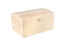 Creative Deco Holzkiste mit Deckel und Schloss - Natur Bild 2