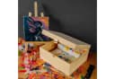 Creative Deco Holzkiste mit Deckel und Schloss, Natur Bild 3