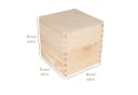 Creative Deco Holz-Schatzkiste mit Schloss & Deckel Bild 1