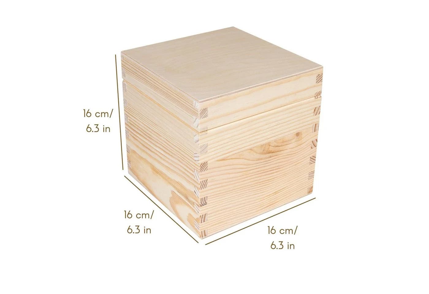 Creative Deco Holz-Schatzkiste mit Schloss & Deckel