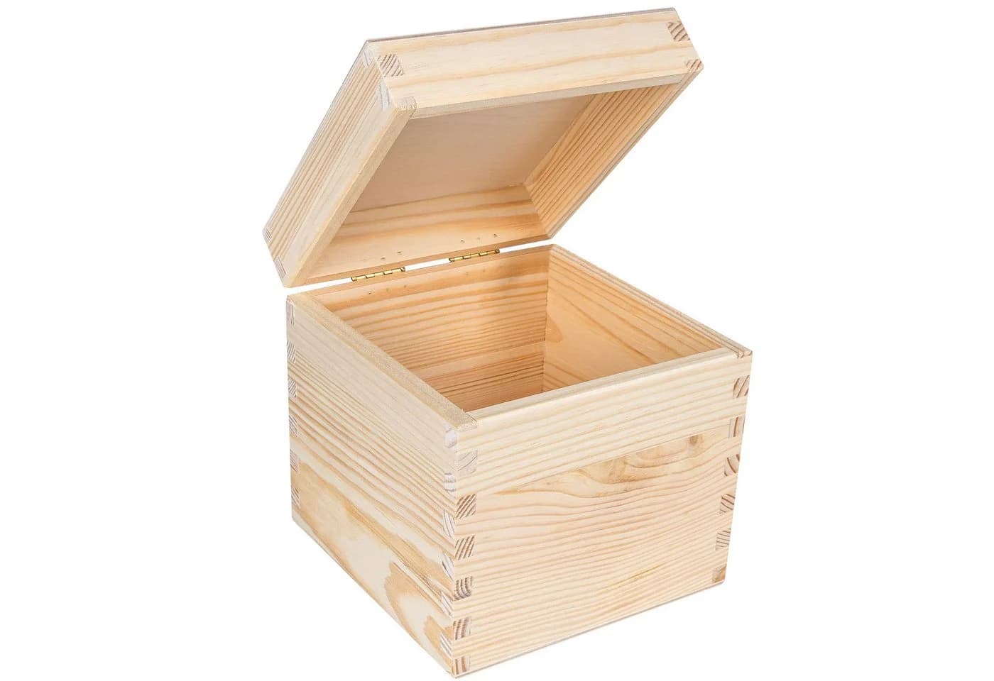 Creative Deco Holz-Schatzkiste mit Schloss & Deckel - Bild 2