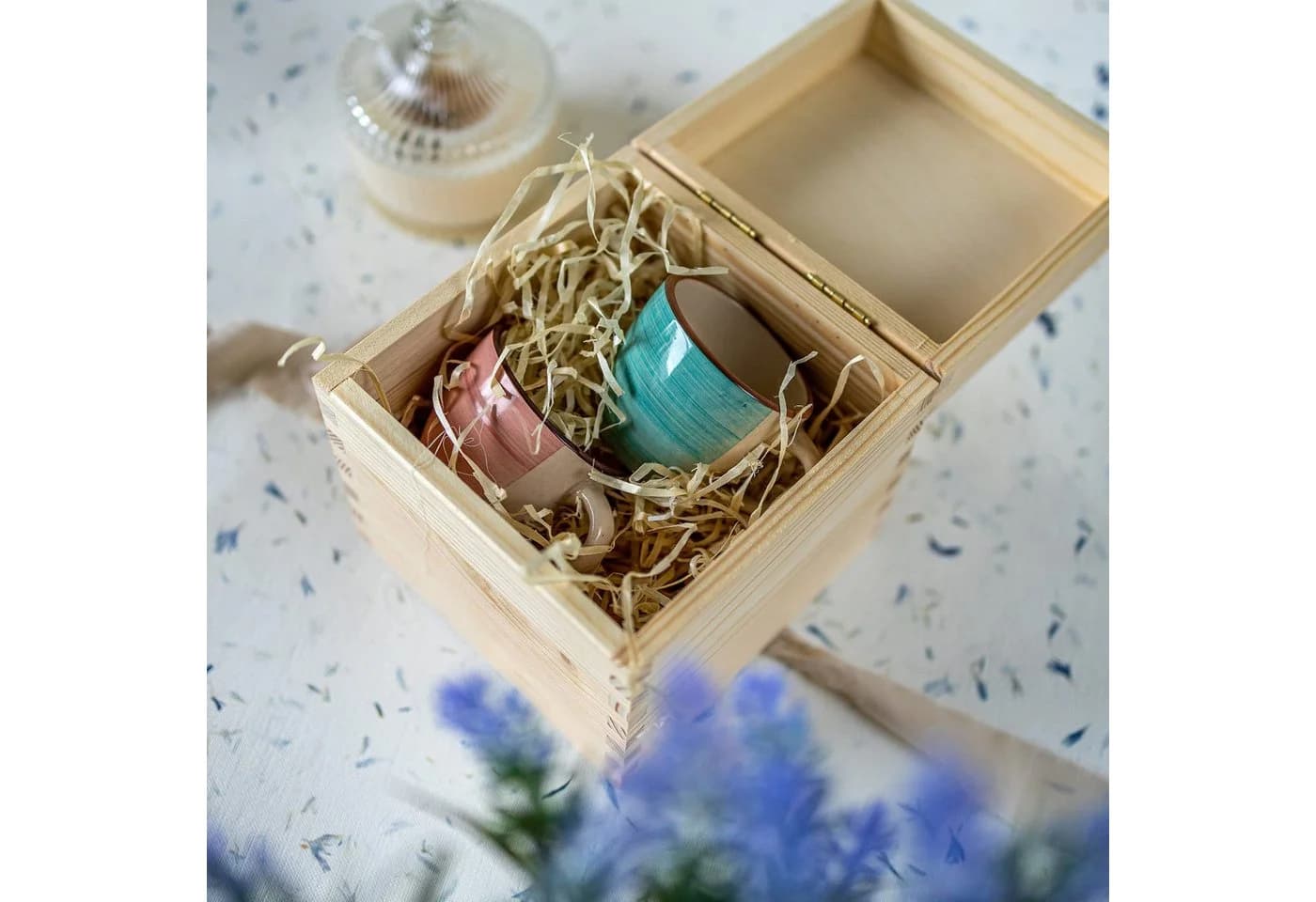 Creative Deco Holz-Schatzkiste mit Schloss & Deckel - Bild 5
