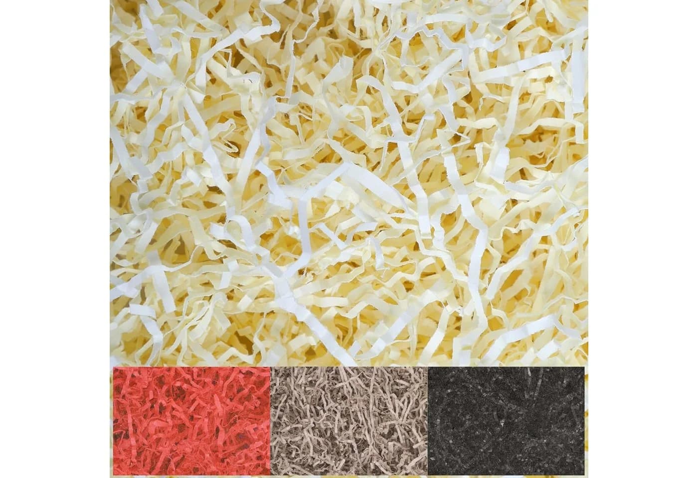 Creative Deco Bastelnaturmaterial Füllmaterial aus Papier Stroh Beige 240 g - Bild 2