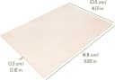 Creative Deco Birkensperrholzplatte 3mm 10-tlg. Bastelnaturmaterial Bild 1