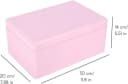 Creative Deco Holzkiste mit Deckel Rosa Aufbewahrungsbox Bild 3