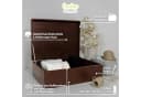 Creative Deco Holzkiste XL Braun mit Deckel Bild 4