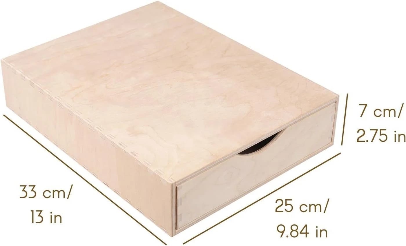 Creative Deco Schubladenbox Mini-Kommode Birkensperrholz - Bild 3