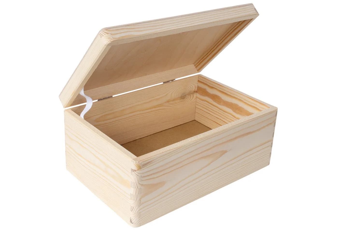 Creative Deco Holzkiste mit Deckel Erinnerungsbox Baby Groß Unlackiert - Bild 4