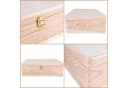 Creative Deco Holzkiste Natur mit Deckel und Schloss Bild 5