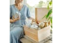 Creative Deco Holzkiste Natur mit Schloss & Deckel Bild 3