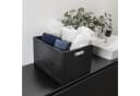 Creative Deco Aufbewahrungsbox Obstkiste Korb Schwarz mit Griffen Bild 4