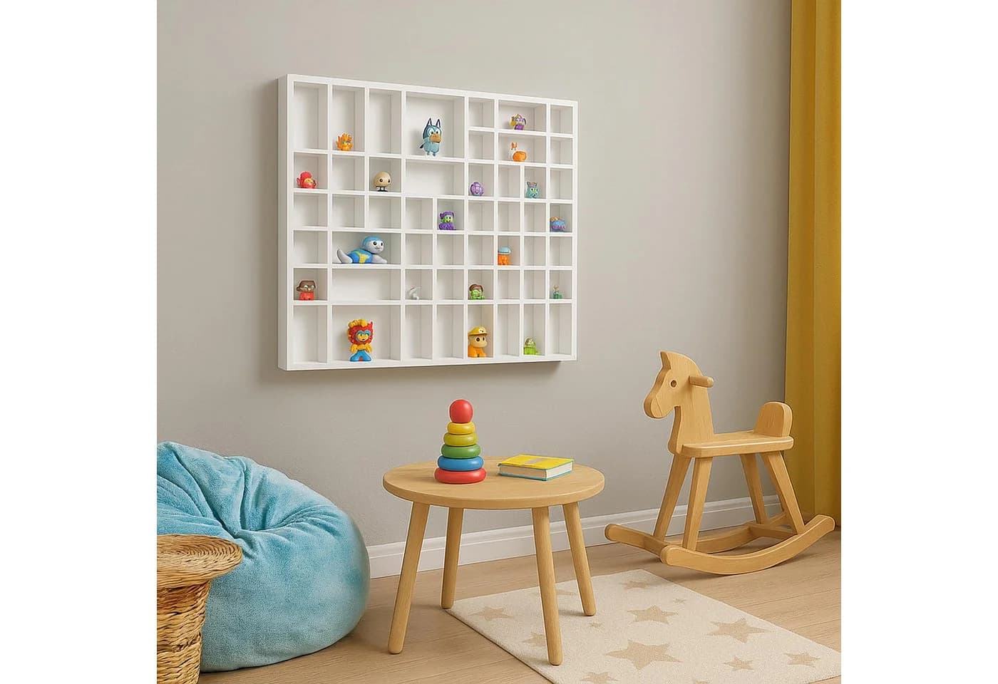Creative Deco Schubladenbox Weiß 51 Fächer Holztablett Setzkasten - Bild 2