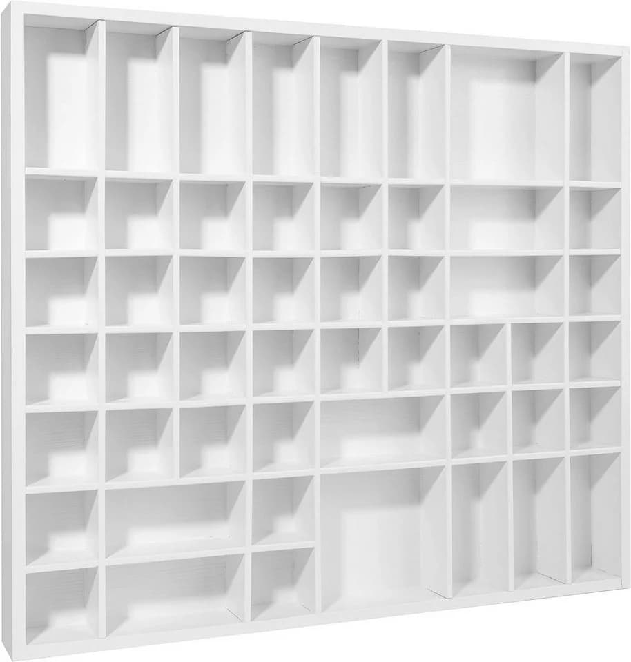 Creative Deco Schubladenbox Weiß 51 Fächer Holztablett Setzkasten - Bild 4