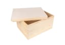 Creative Deco Holzkiste mit Deckel 40x30x22 cm Holztruhe Erinnerungsbox Baby Holzbox Bild 2