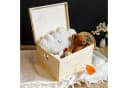 Creative Deco Aufbewahrungsbox Holzkiste mit Deckel und herzförmigen Griffen Bild 5