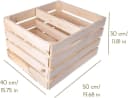 Creative Deco Holzkiste mit Regal Natur Bild 1