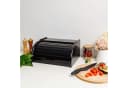 Creative Home Brotkasten Holz Schwarz mit Rolldeckel Bild 1