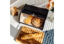 Creative Home Brotkasten Holz Schwarz mit Rolldeckel Bild 5