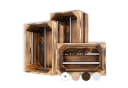 Creative Deco Holzkiste Deko Geflammt Braun Bild 2
