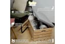 Creative Deco Sitzhocker mit Stauraum Gepolstert Grau Bild 4