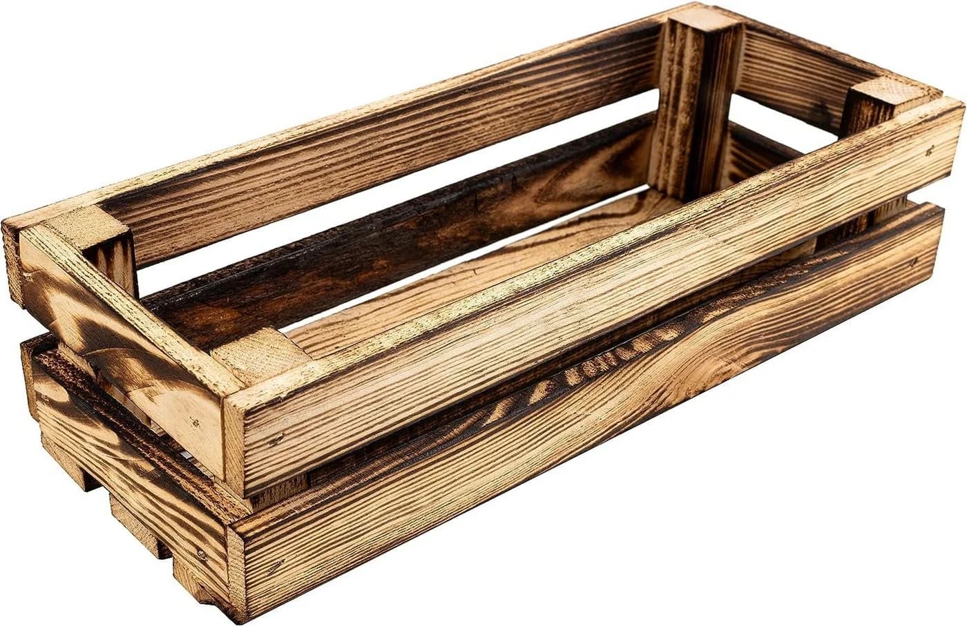 Creative Deco Holzkiste Kiefernholz Aufbewahrungskiste Braun - Bild 2