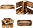 Creative Deco Holzkiste Kiefernholz Aufbewahrungskiste Braun Bild 5