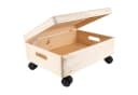 Creative Deco Holzkiste mit Deckel und Rollen Bild 2
