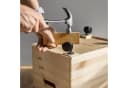Creative Deco Holzkiste mit Deckel und Rollen Bild 3