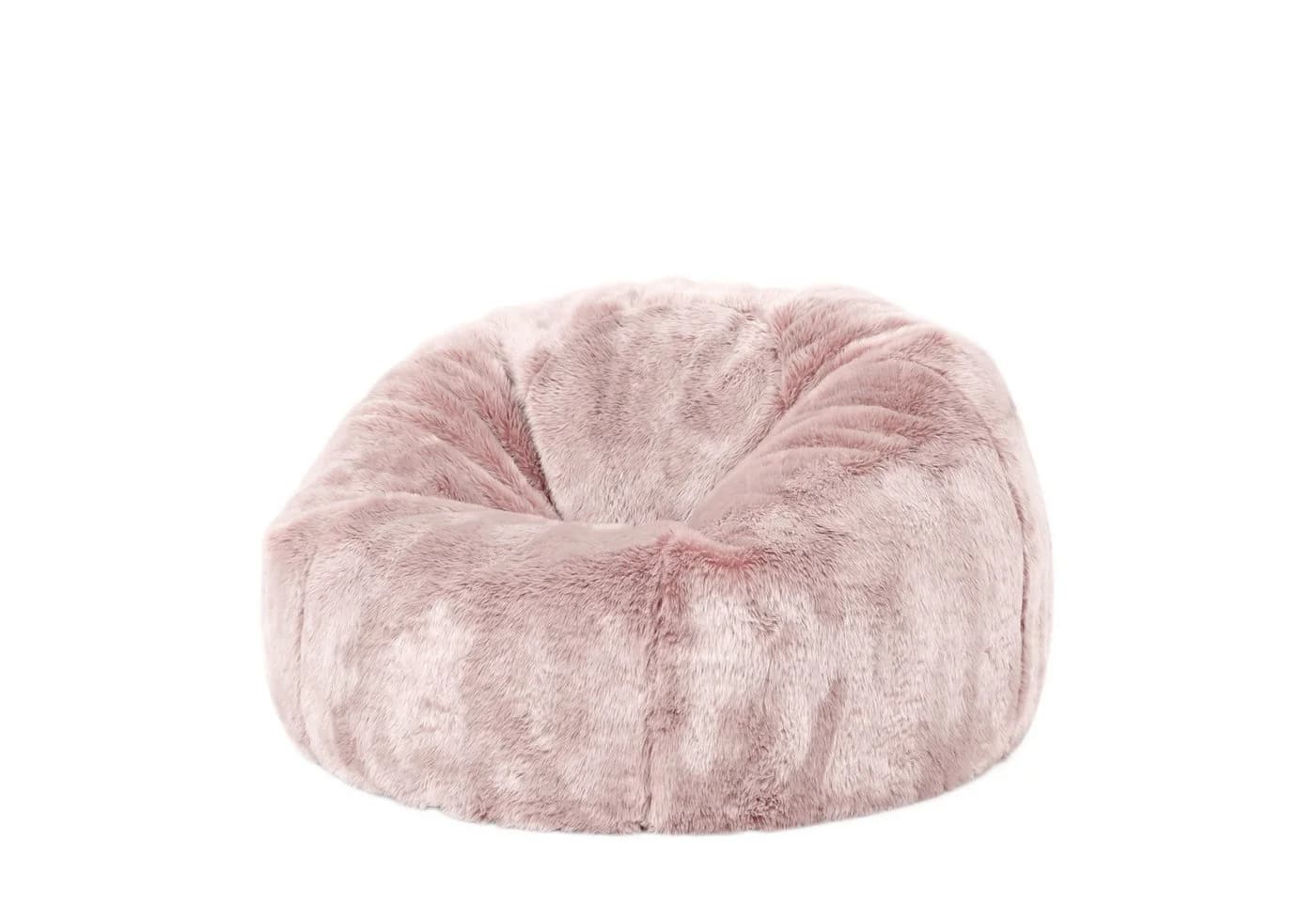 icon Sitzsack Flauschig Kunstfell Rosa Made in Germany - Bild 2