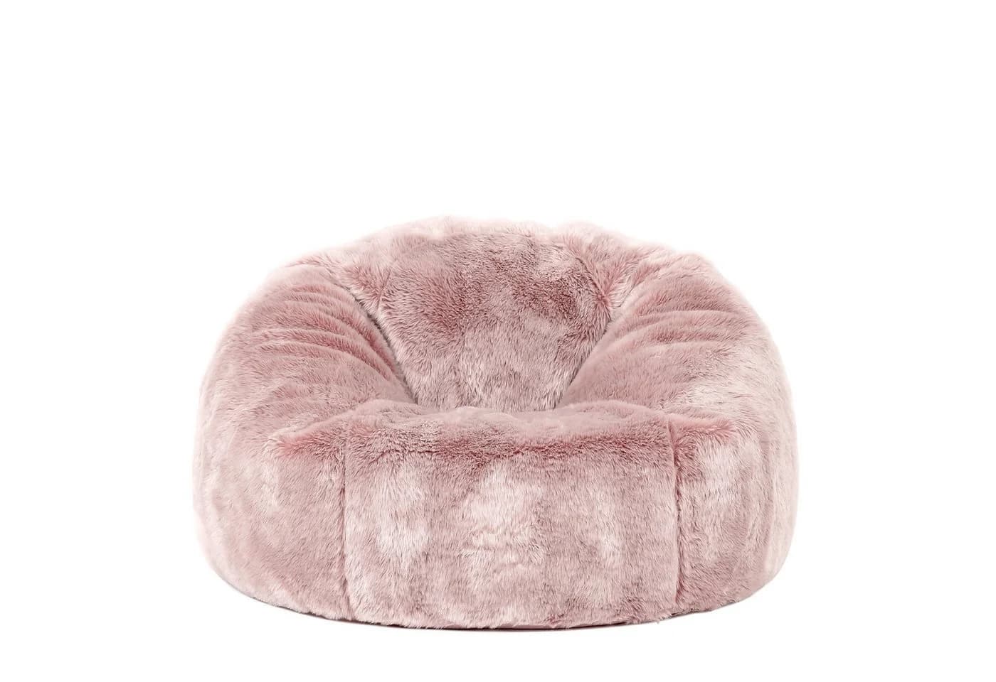 icon Sitzsack Flauschig Kunstfell Rosa Made in Germany - Bild 4