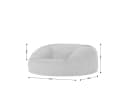 icon Sitzsack XXL Cord Sofa „Soul“ Beige Bild 5