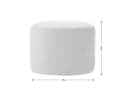 Icon Pouf XL aus Plüschsamt Milano Bild 5