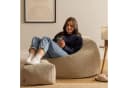 Icon Kingston Sitzsack Cord Beige mit Hocker Made in Germany Bild 1