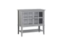 loft24 Highboard Franklin Vitrine Sideboard grau Glastüren Landhausstil Bild 4